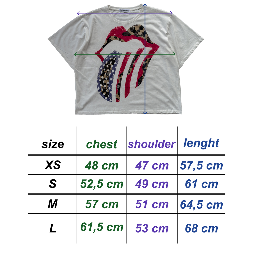 USA & Camo Lips T-shirt