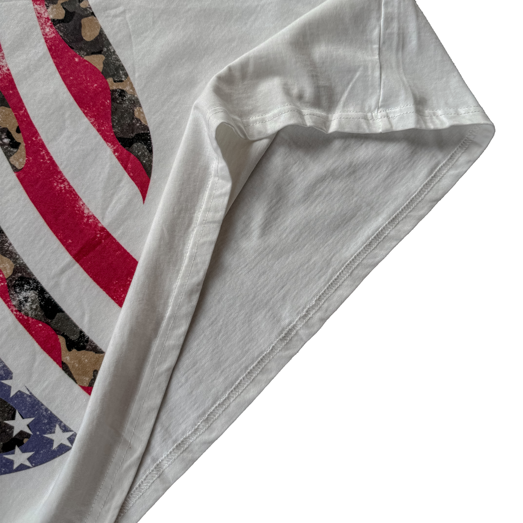 USA & Camo Lips T-shirt
