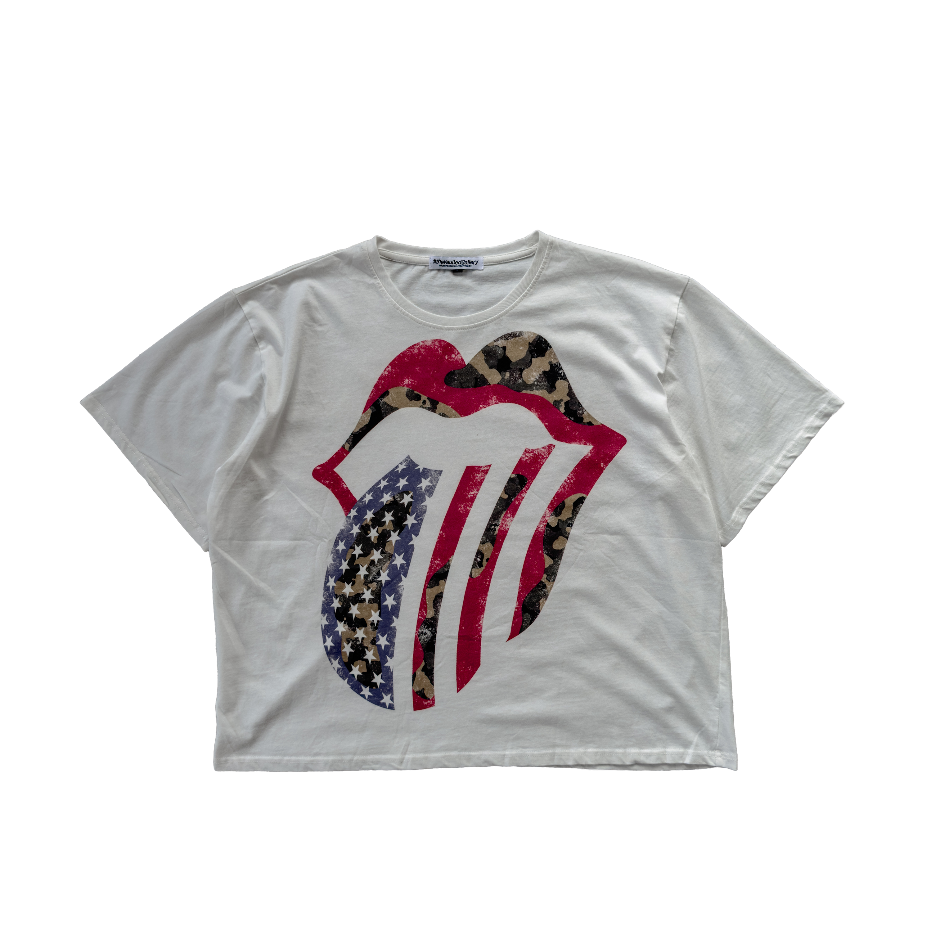 USA & Camo Lips T-shirt