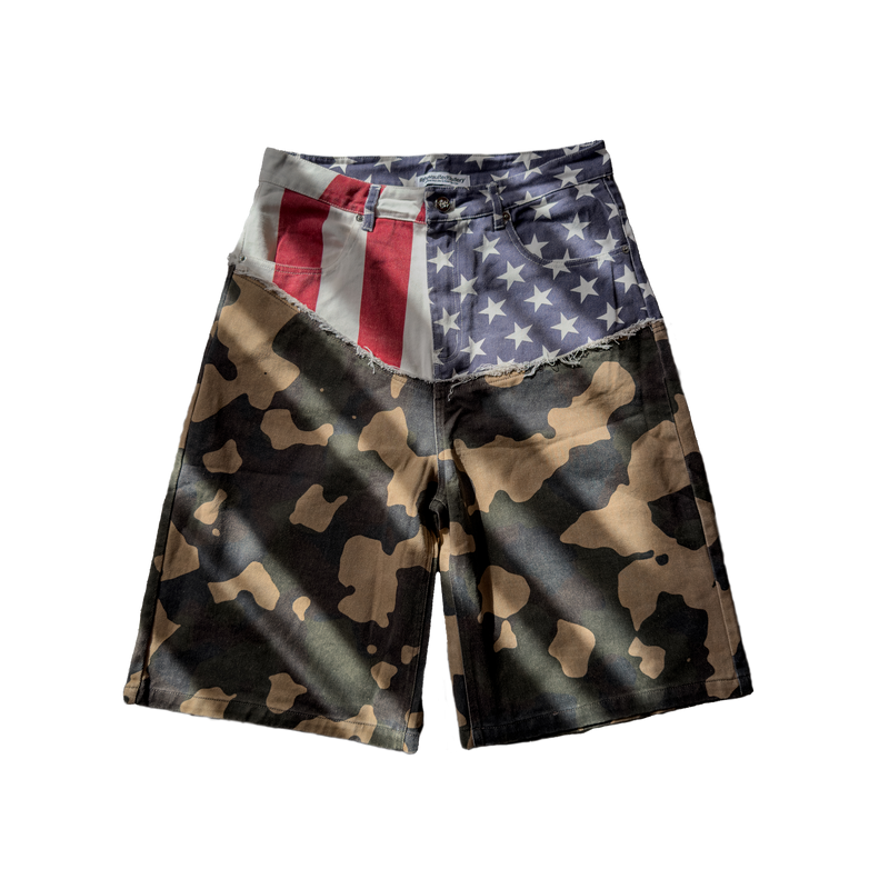 Kintsugi USA & Camo Jorts
